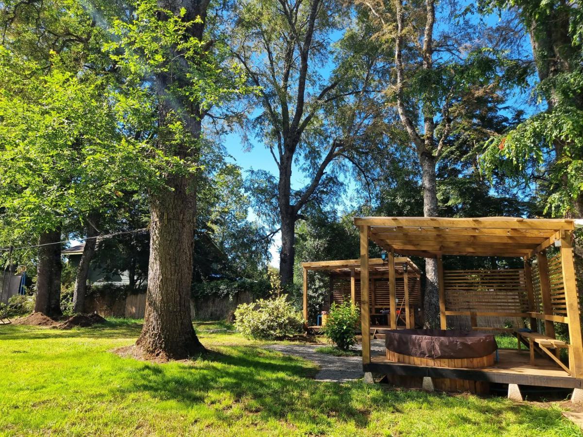 La Casa Del Arbol Villarrica Cabanas-Piscina-Tinajas מראה חיצוני תמונה